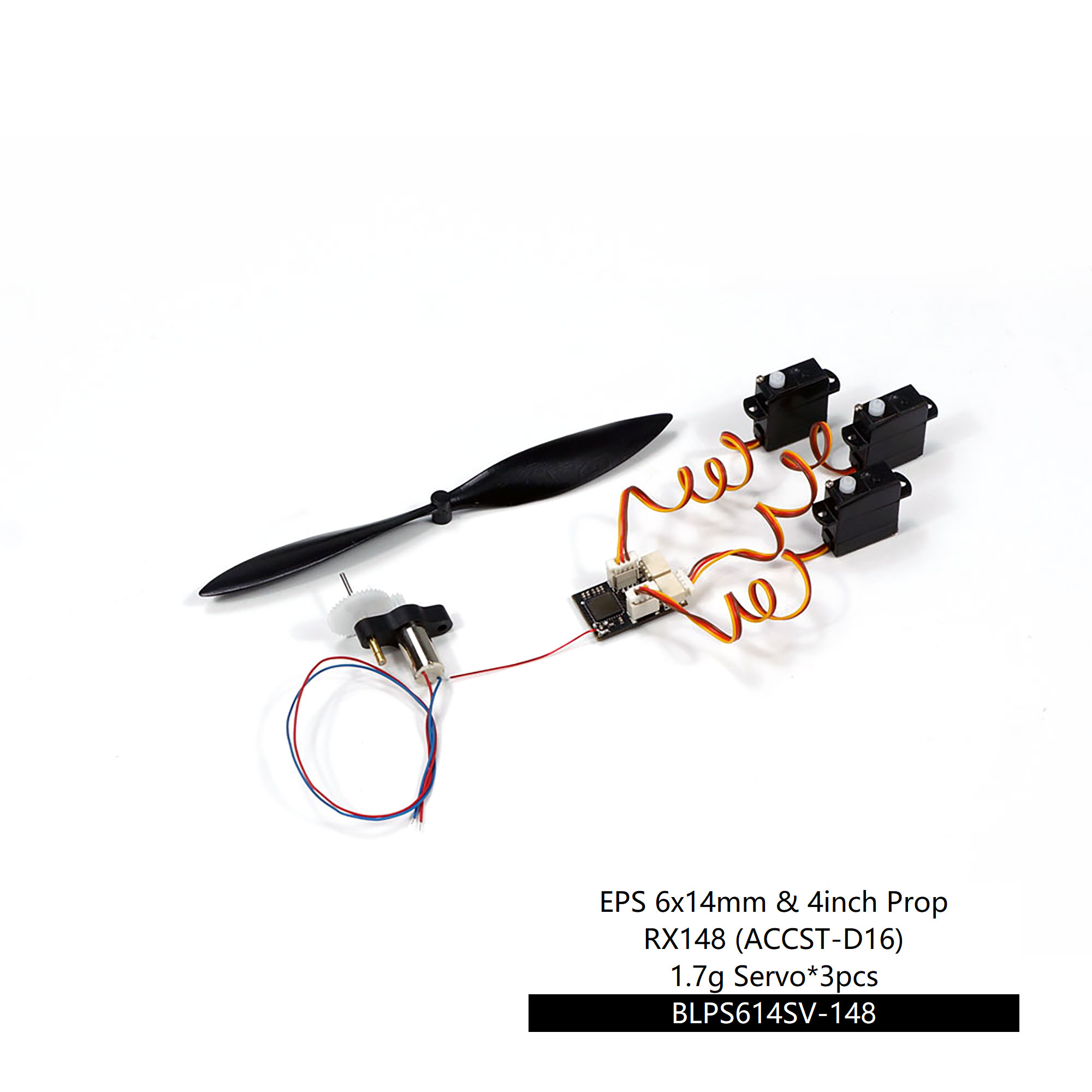Brushless Motor Thrust Test Stand - ชุดมอเตอร์แบบแปรงถ่าน AEORC 6x14 พร้อมใบพัด, 2in1/3in1 และชุดรับสัญญาณเซอร์โว
